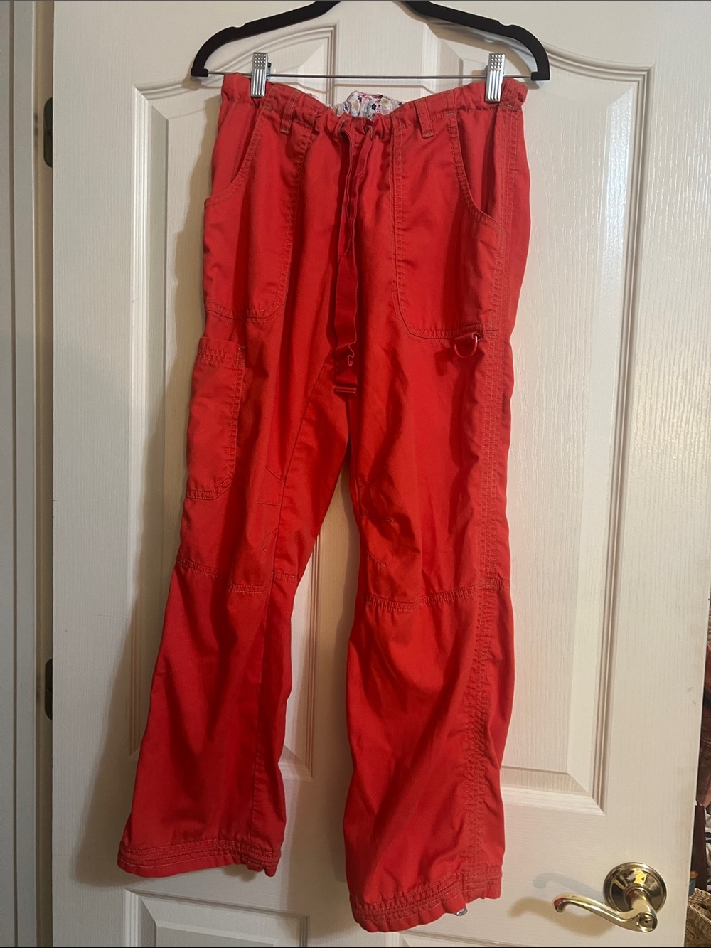 Koi Lindsey Women’s Cargo Scrub Pants Orange